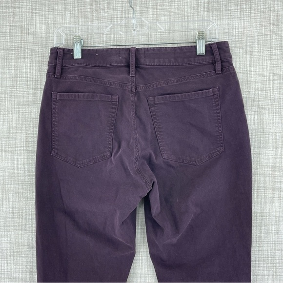 Loft Womens Size 8 purple pants 0773 - Picture 2 of 11